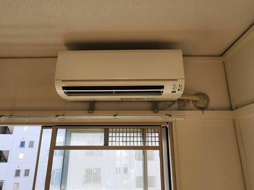泉佐野市で無料回収する前のエアコン