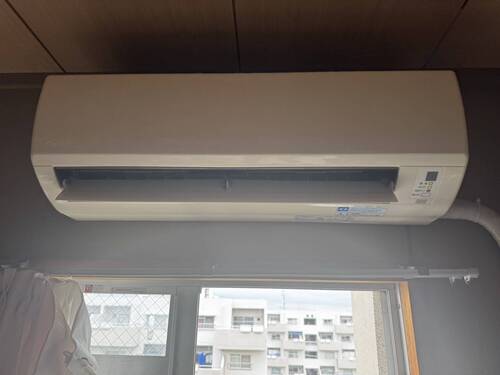守口市で無料回収する前のエアコン