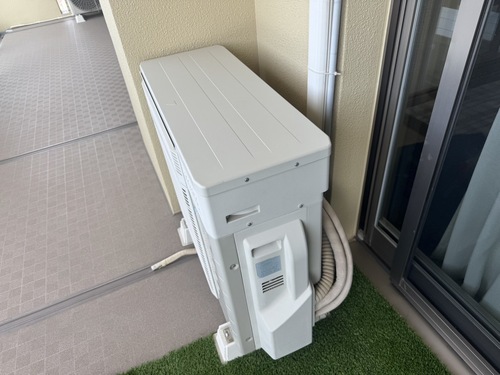 枚方市で無料回収する前のエアコン