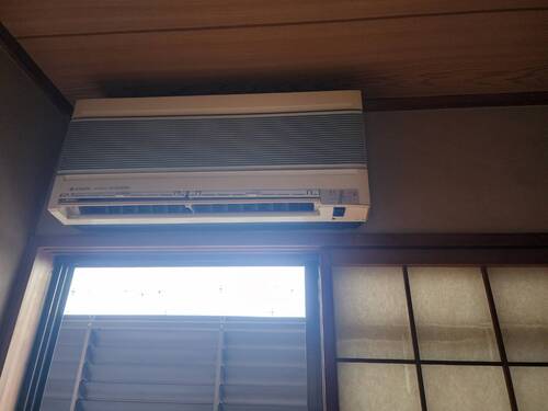 大阪市で無料回収する前のエアコン