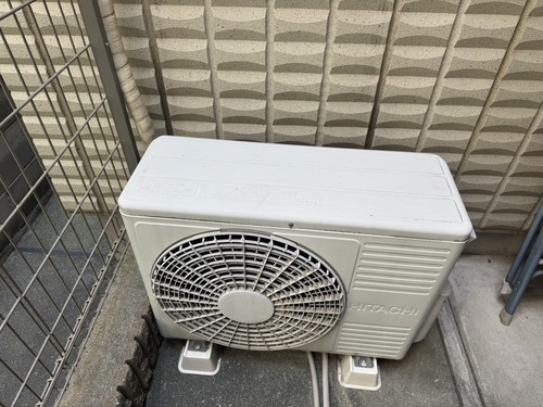 大阪市で無料回収する前のエアコン