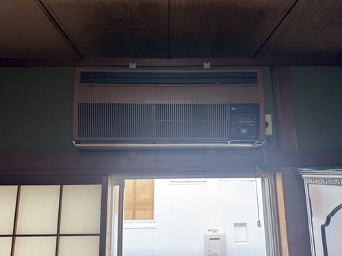 大阪市で無料回収する前のエアコン
