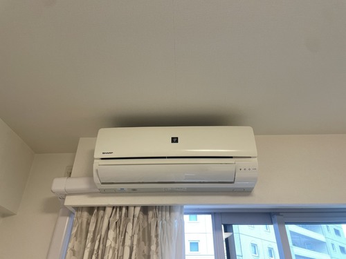 墨田区で無料回収する前のエアコン