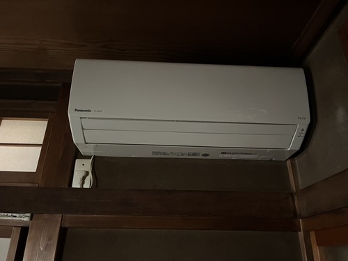 東村山市で無料回収する前のエアコン