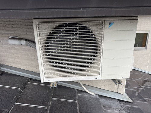 生駒市で無料回収する前のエアコン