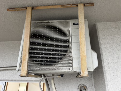 大阪市で無料回収する前のエアコン