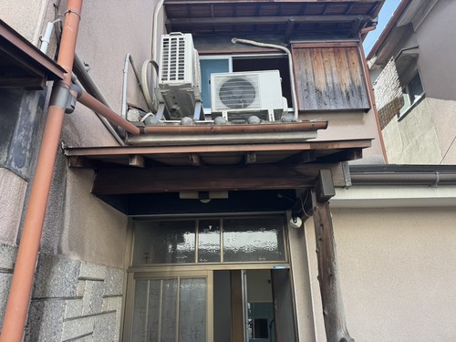 枚方市で無料回収する前のエアコン