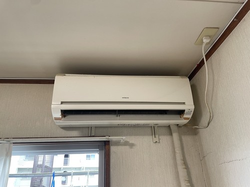 千葉市で無料回収する前のエアコン