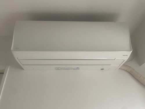 渋谷区で無料回収する前のエアコン