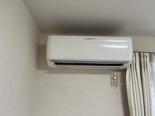 和光市で無料回収する前のエアコン