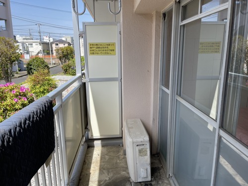 世田谷区で無料回収する前のエアコン