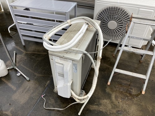 守谷市で無料回収する前のエアコン