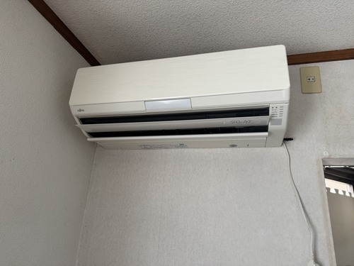 岩出市で無料回収する前のエアコン