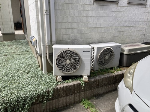 水戸市のエアコン回収・写真2・撤去前