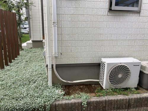 水戸市のエアコン回収・写真2・撤去後