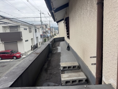 高槻市のエアコン回収・写真2・撤去後