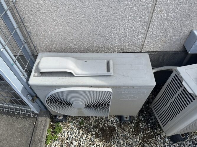 神戸市のエアコン回収・写真2・撤去前