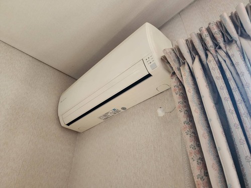 奈良市のエアコン回収・写真3・撤去前