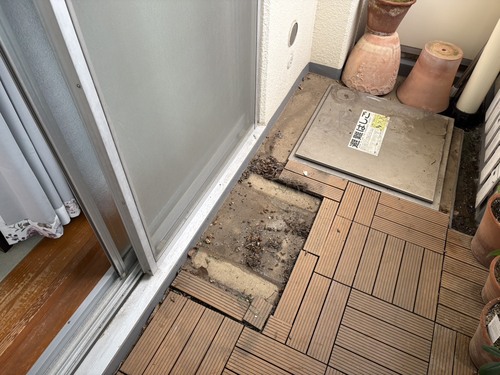 練馬区のエアコン回収・写真2・撤去後