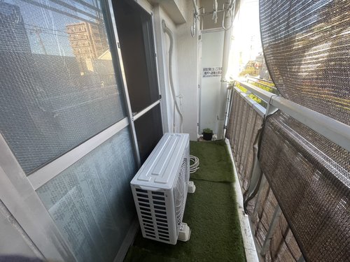 足立区のエアコン回収・写真2・撤去前