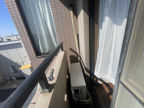 朝霞市のエアコン回収・写真2・撤去前
