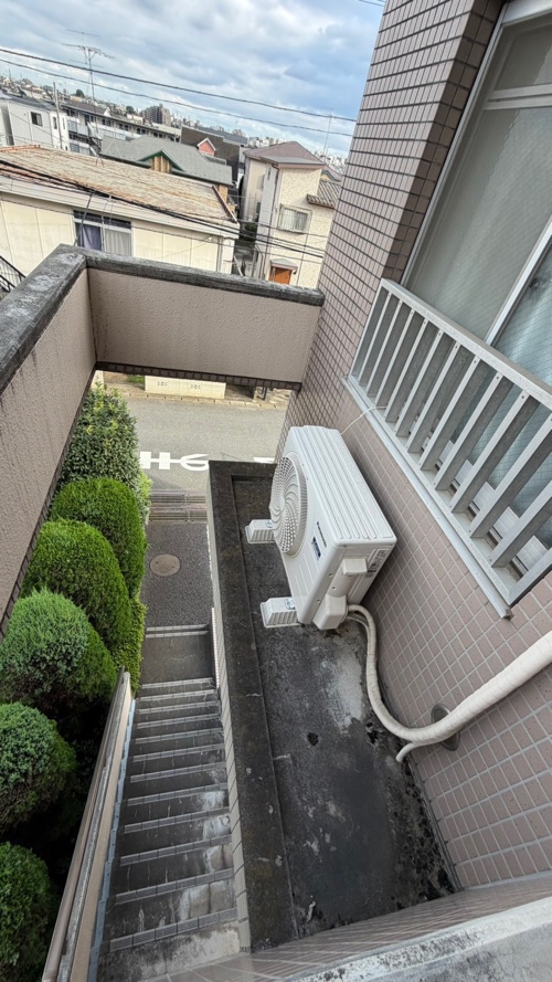 朝霞市のエアコン回収・写真2・撤去前