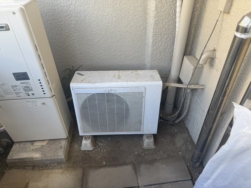 芦屋市のエアコン回収・写真2・撤去前