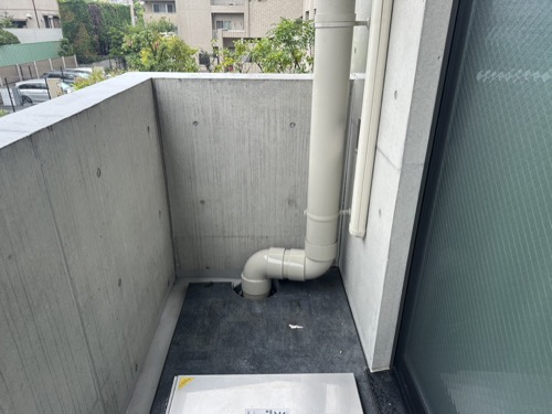 芦屋市のエアコン回収・写真2・撤去後