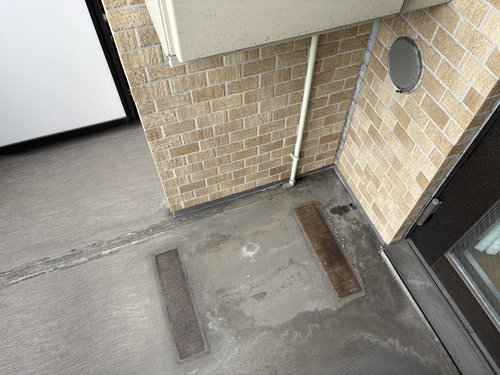 文京区のエアコン回収・写真2・撤去後