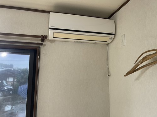 千葉市で無料回収する前のエアコン