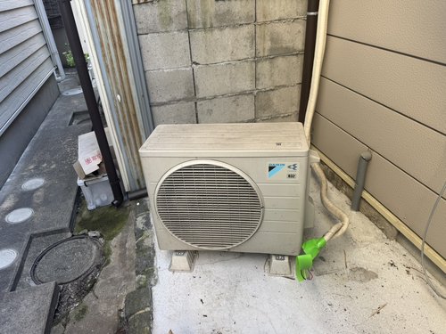 大阪市のエアコン回収・写真2・撤去前