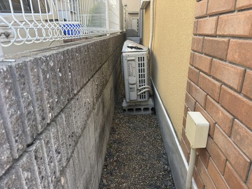 枚方市のエアコン回収・写真2・撤去前