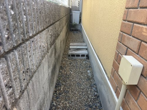 枚方市のエアコン回収・写真2・撤去後