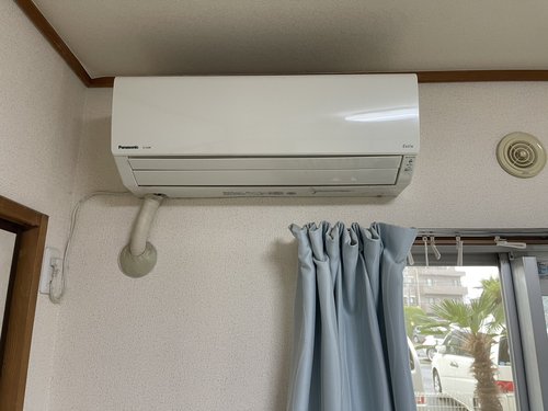 市川市で無料回収する前のエアコン