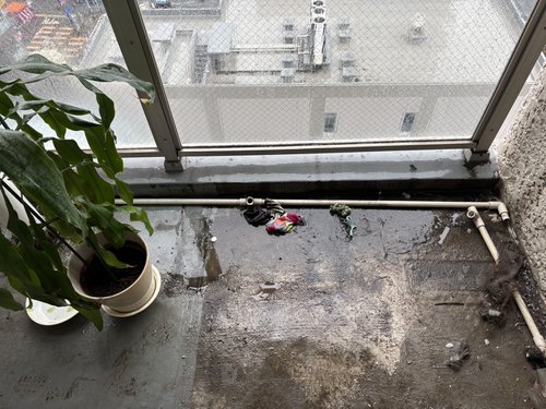 市川市のエアコン回収・写真4・撤去後