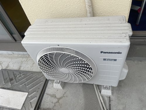 斑鳩町のエアコン回収・写真2・撤去前