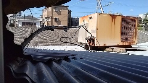 池田市のエアコン回収・写真2・撤去前