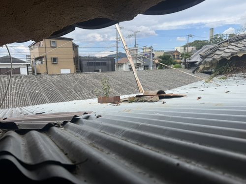 池田市のエアコン回収・写真2・撤去後