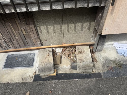 池田市のエアコン回収・写真6・撤去後