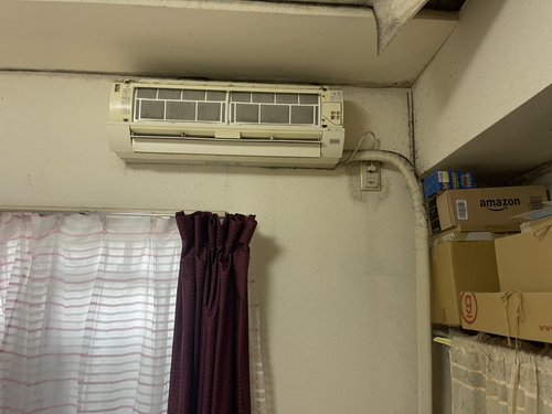 板橋区のエアコン回収・写真3・撤去前