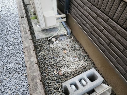 和泉市のエアコン回収・写真2・撤去後