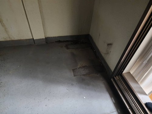 泉佐野市のエアコン回収・写真2・撤去後