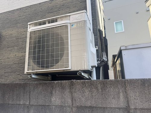 門真市のエアコン回収・写真2・撤去前
