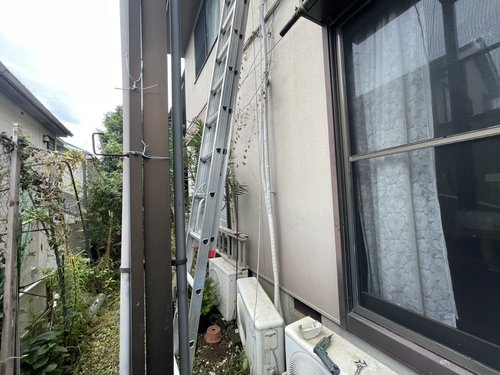 鎌ケ谷市のエアコン回収・写真2・撤去前