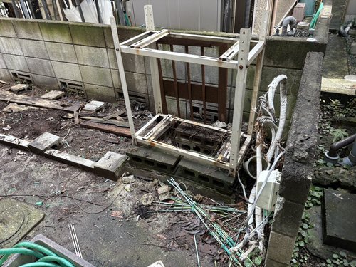 葛飾区のエアコン回収・写真6・撤去後