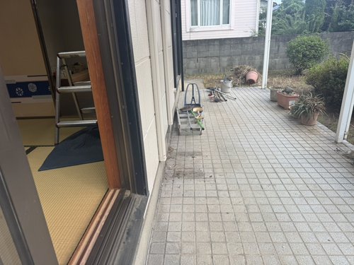 河内長野市のエアコン回収・写真2・撤去後