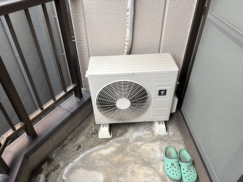川口市のエアコン回収・写真2・撤去前