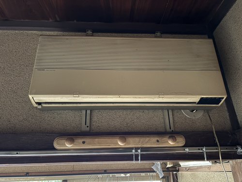 川口市でのエアコン回収前の写真