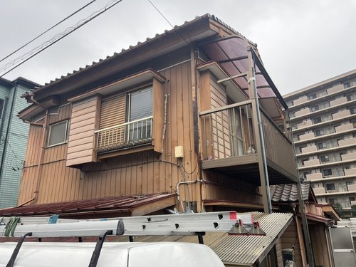 川口市のエアコン回収・写真4・撤去後