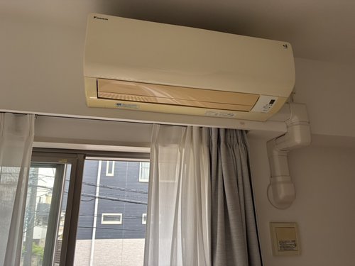 川崎市でのエアコン回収前の写真
